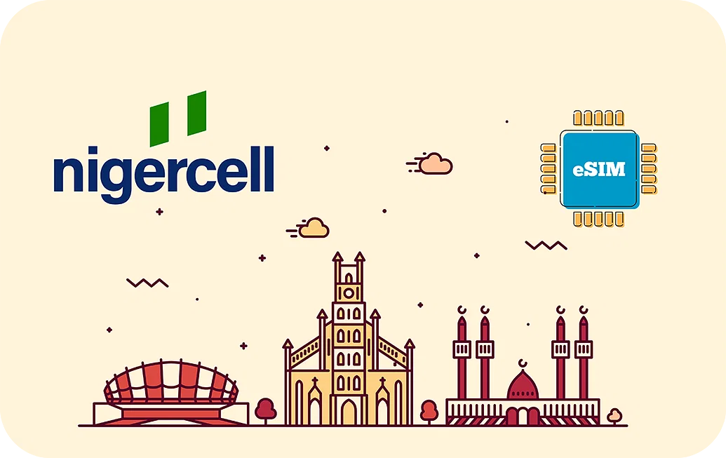 Nigéria 3GB adatforgalmú eSIM 30 napig