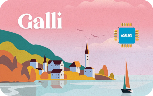 Ausztria 10GB adatforgalmú eSIM 30 napig