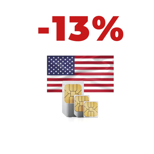 12GB USA SIM kártya