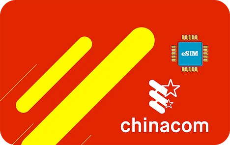 Kína 20GB adatforgalmú eSIM 30 napig