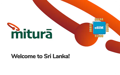 Srí-Lanka 5GB adatforgalmú eSIM 30 napig