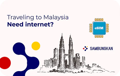 Malajzia 3GB adatforgalmú eSIM 30 napig